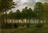 Caspar David Friedrich Evening painting
